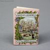 Antique miniature paper calendar , Antique dollhouse accessories calendar 