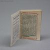Antique miniature paper calendar ,  