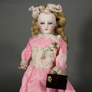 Puppenstuben taschen , Antique Doll miniature bag ,  