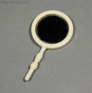 Antique Miniature Hand Mirror  for your dollhouse dolls or Mignonettes