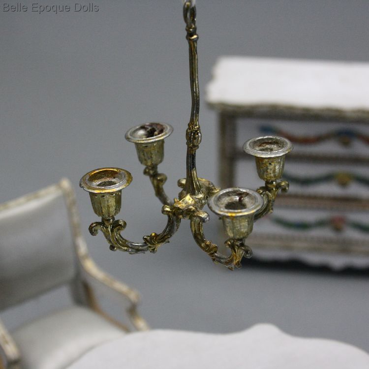 Puppenstuben zubehor , Antique Dollhouse miniature chandelier , Puppenstuben zubehor