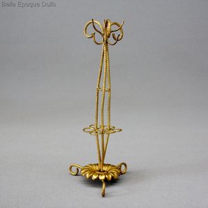 Rare Ormolu Coat Stand for your Dollhouse - By Erhard  Shne