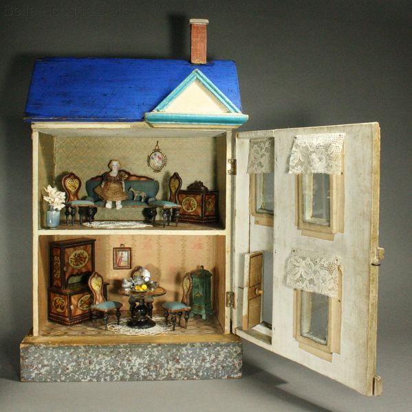 Puppenstuben puppenhaus Gottschalk , Antique Dollhouse gottschalk , Puppenstuben puppenhaus Gottschalk