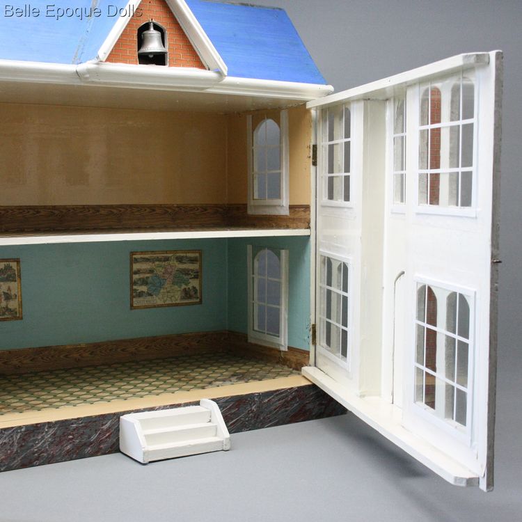 Puppen schule miniaturschule puppenhaus , Antique Dollhouse miniature school , Puppen schule miniaturschule puppenhaus