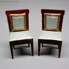 mobilier poque restauration , antique French dollhouse room ,  