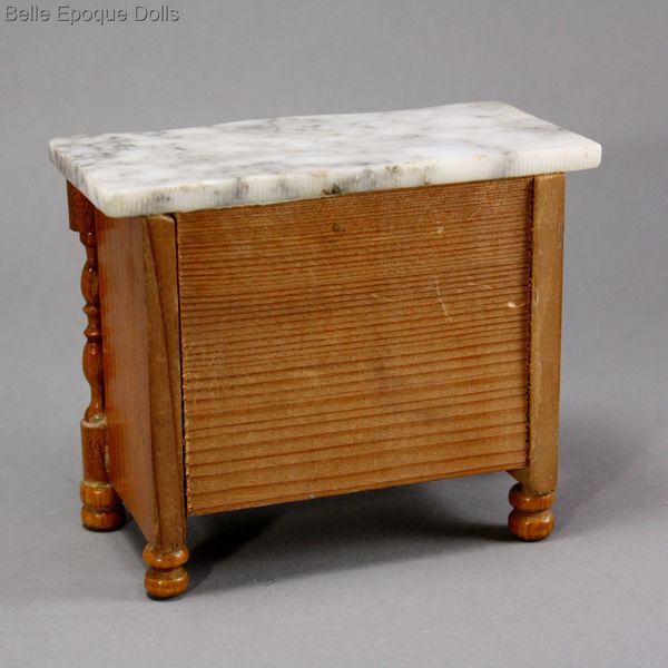 Schneegas doll furniture , miniature chest of drawers