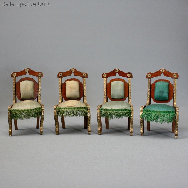 antique dolls house furniture for sale , French salon miniature buffet 