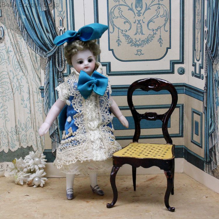 Antique Dollhouse miniature furniture , antique dollhouse tin furniture