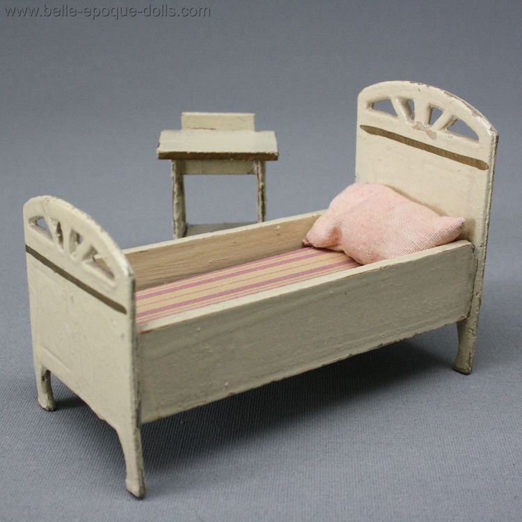 Puppenstuben  gottschalk schlafzimmer , Antique dolls house furniture gottschalk