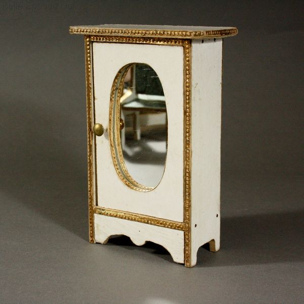 Antique Dolls House Furniture / French Dollhouse Furniture 