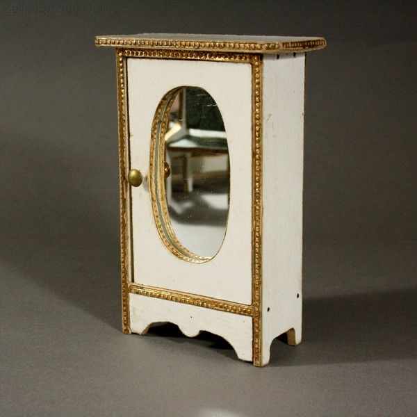 Antique dolls house furniture  , Puppenstuben mbel , Antique Dollhouse French  miniature