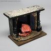 Antique Dollhouse miniature harrass , Antique dolls house furniture fire place , Puppenstuben mbel 