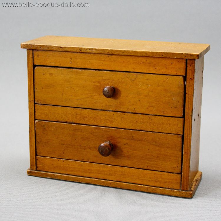 wooden doll furniture , antique drawer chest for doll , wooden doll furniture