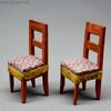 antique miniature dollhouse german furniture , Erzgebirge Miniature Chairs , early german dollhouse furniture 