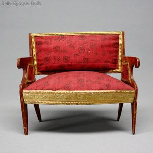 Early Miniature French Sofa