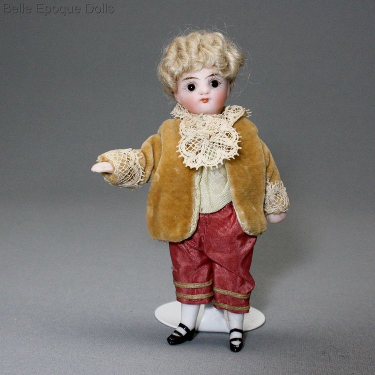 lPuppenstuben ganzbiskuit puppen , Antique Dollhouse miniature doll  , lPuppenstuben ganzbiskuit puppen