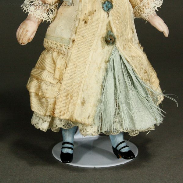 French mignonette francois gaultier , Antique all-bisque french  doll mignonette , Puppenstuben ganzbiskuit porzellan