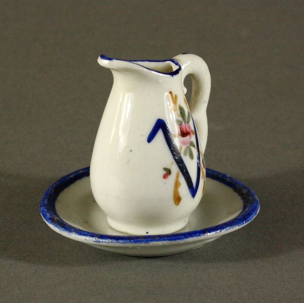 antique doll house miniature pitcher