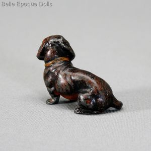 teckel , antique miniature dog ,  