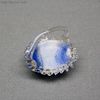 antique lauscha glass , French miniature spun glass basket ,  