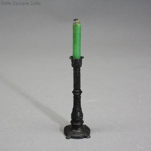 Antique Metal Candlestick for Fashion Doll