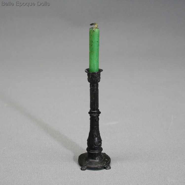 candlestick for fashion doll accessory , alte puppen kerzenhalter