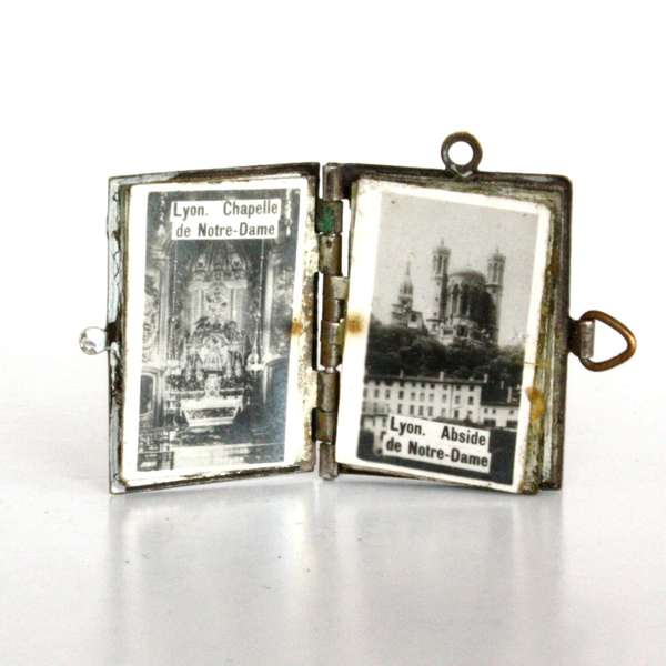 city of Lyon , Antique small size book , antique miniature book