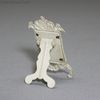 antique dollhouse accessories , miniature antique celluloid accessories , Antique celluloid frame with religious picture 