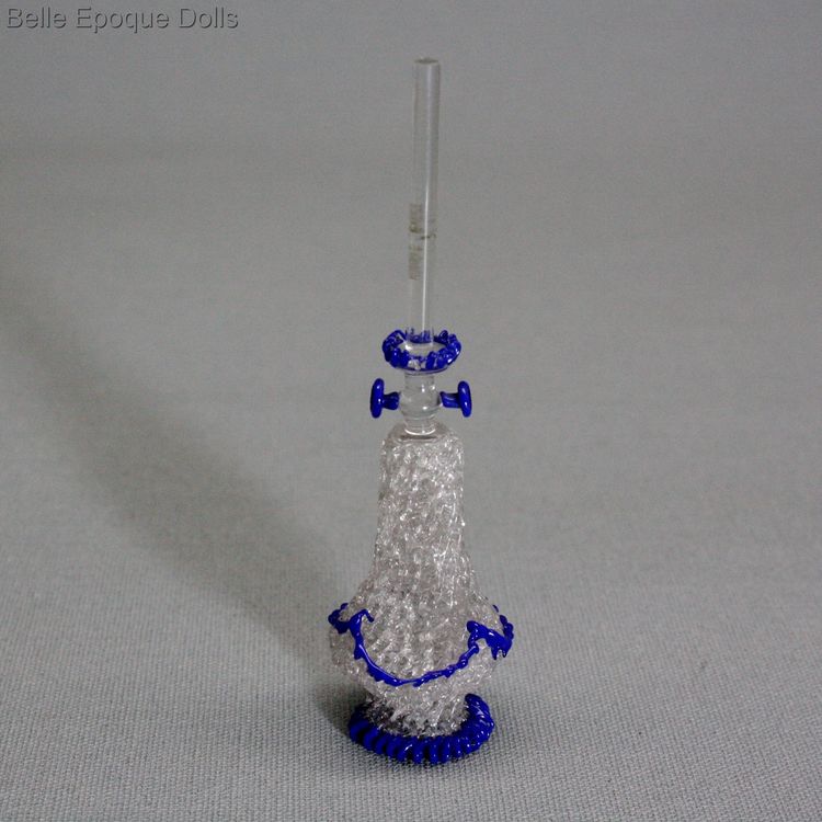 Lauscha Banquet Lamp , Spun Glass miniature Lamp