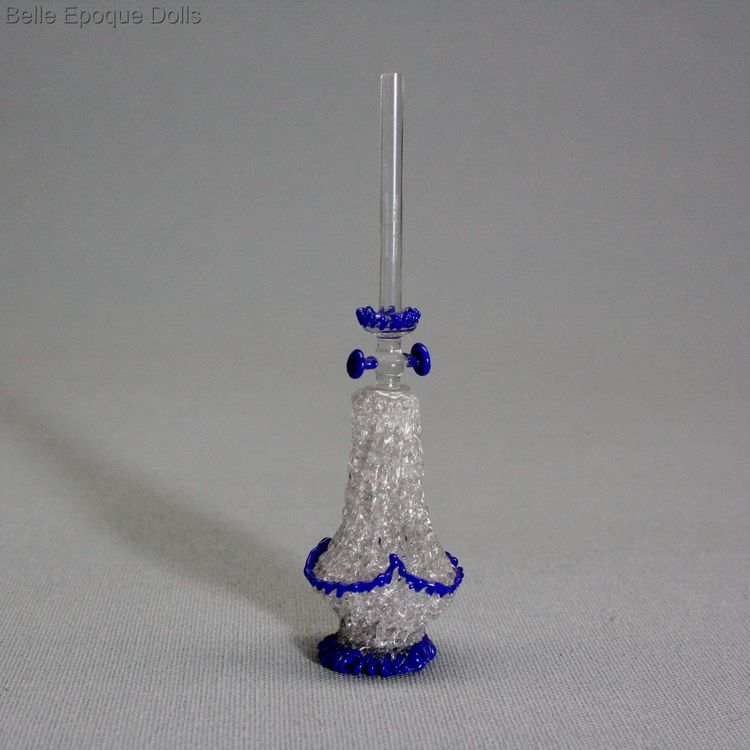 Spun Glass miniature Lamp , Antique miniature dolls house accessories , Spun Glass miniature Lamp