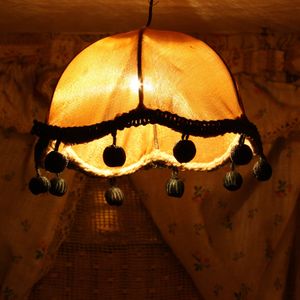 Antique Dollhouse Electric Pendant Lamp