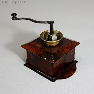 Rare Miniature Tin Coffee Grinder - By Rock  Graner