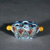 Puppenstuben zubehor , Antique Dollhouse Desvres miniature , Gabriel Fourmaintraux porcelain 