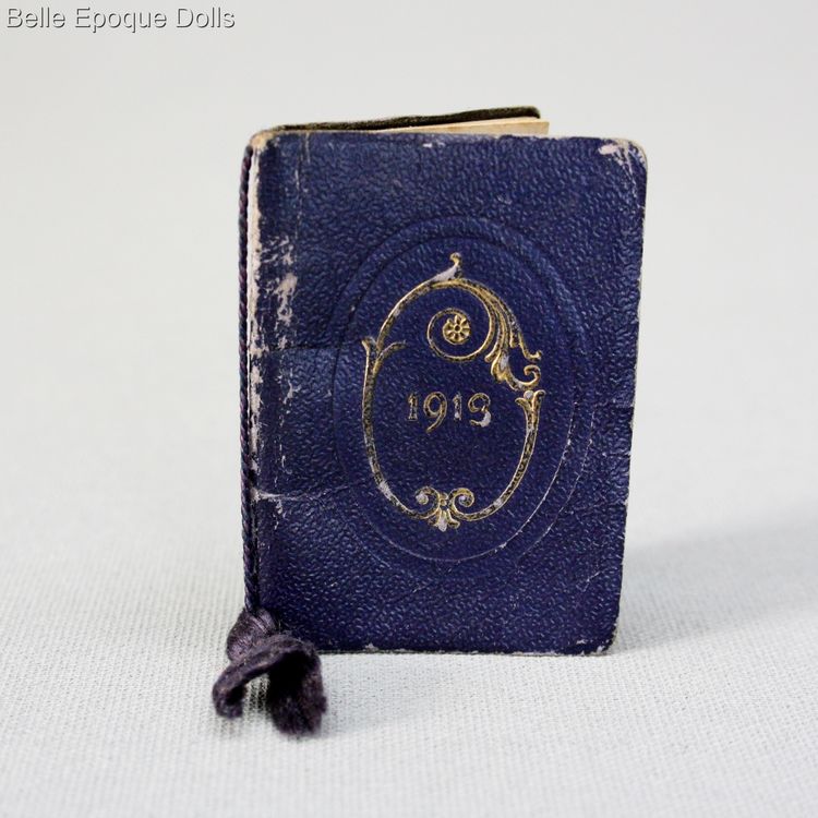 Minet Frres Lille almanach 1913 advertising , Antique miniature calendar  , antique tiny book