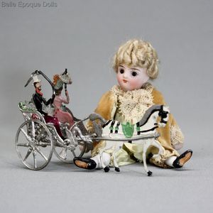 Puppenstuben zubehor , Antique Dollhouse soft metal miniature , Babette Schweizer accessory 