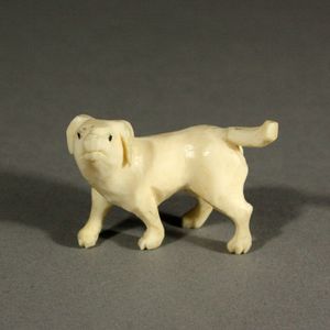 Antique Dollhouse Dog