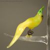 Antique Miniature Glass Parrots , Antique Dollhouse miniature ,  