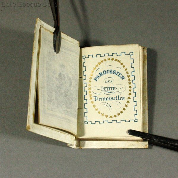 Le paroissien livre de messe , Firmin Didot miniature book , Antique dolls house religious book 