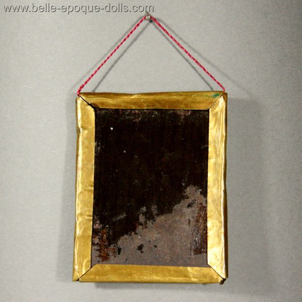 Antique Dollhouse miniature ambrotype , Puppenstuben zubehor aufstellbild