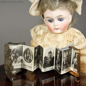 Antique Dollhouse miniature hand bag , Antique dolls house mignonette bag , Puppenstuben zubehor 