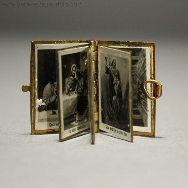 Antique Dollhouse miniature religious book
