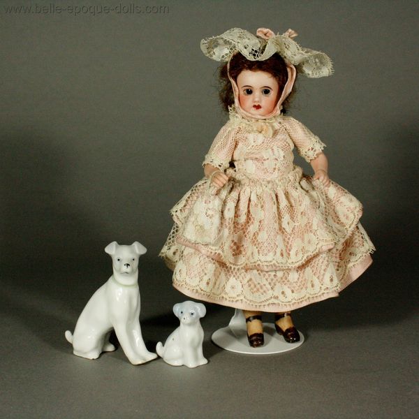 Puppenstuben zubehor haustiere hunde , Antique Dollhouse miniature porcelain dogs , Puppenstuben zubehor haustiere hunde