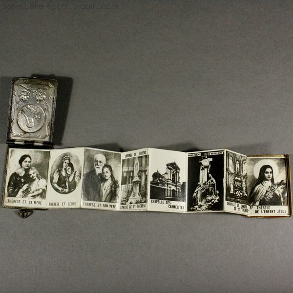 Antique Dollhouse miniature metal book , Puppenstuben zubehor