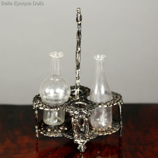 Antique Dollhouse miniature  metal accessories , Puppenstuben zubehor