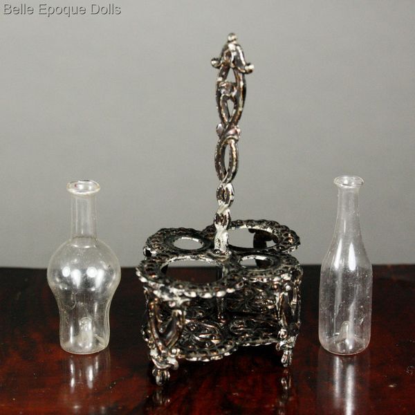 Puppenstuben zubehor , Antique Dollhouse miniature  metal accessories , Puppenstuben zubehor