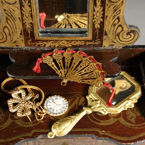  Puppenstuben zubehor hand spiegel , Antique Dollhouse miniature hand mirror  ,  Puppenstuben zubehor hand spiegel