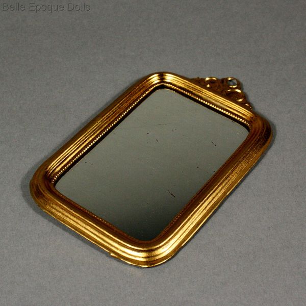 Puppenstuben zubehor spiegel , Antique Dollhouse miniature wall mirror erhard sohne , Puppenstuben zubehor spiegel