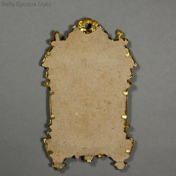 Antique dolls house ormolu mirror , Puppenstuben zubehor spiegel
