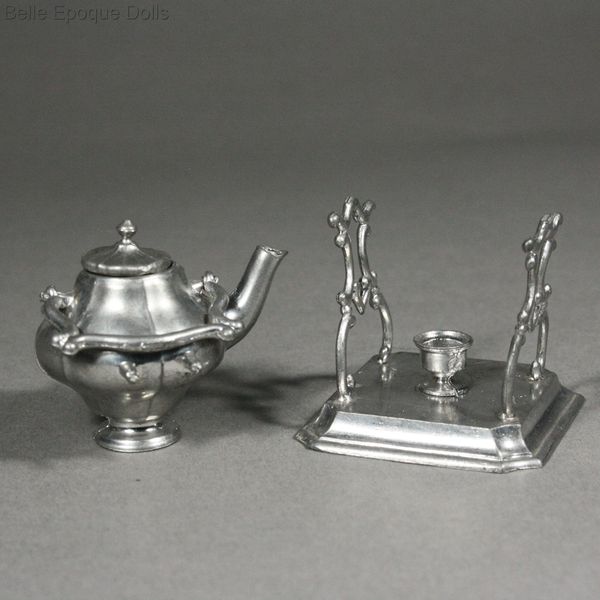 Antique Dollhouse miniature tea cane  , Puppenstuben zubehor samovar