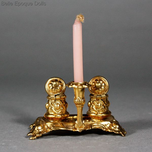 Antique dolls house furniture  , Puppenstuben zubehor Siegelgarnitur , Antique Dollhouse miniature